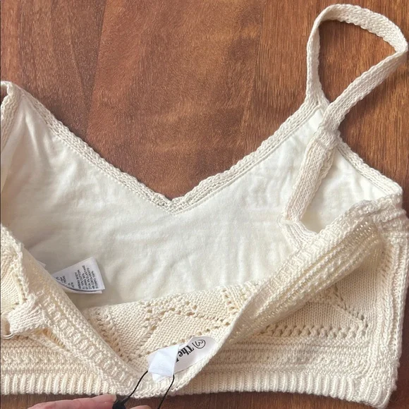 Elegant Cream Knit lined bra - Picture 10 of 16